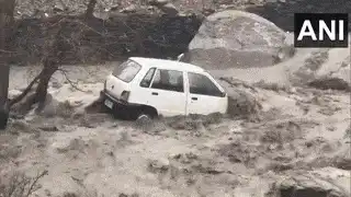 Himachal Rains Trigger Flash Floods, Landslides in Kullu; Roads Blocked, Alert Issued