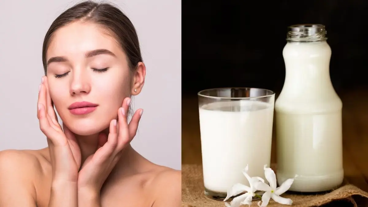 Face clean up at home using raw milk for natural glowing skin