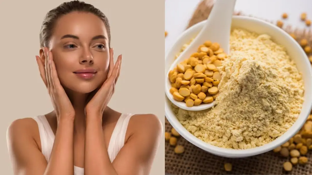 how-to-do-facial-at-home-using-gram-flour-on-face-for-glowing-skin-besan-ko-chehre-par-lagane-ke-fayde