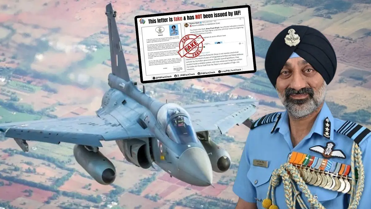 Fact Check: IAF Not Ditching Tejas, Pakistan's 'Fake Letter' Campaign Exposed