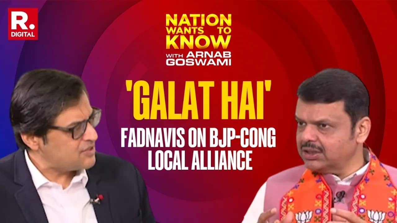 Fadnavis speaks to Arnab