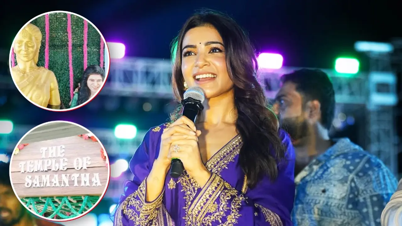 Samantha Fan Builds Temple For Actress On Her Birthday, Netizens Joke, 'Urvashi Rautela Must Be Crying In A Corner' Fan builds temple for Samantha