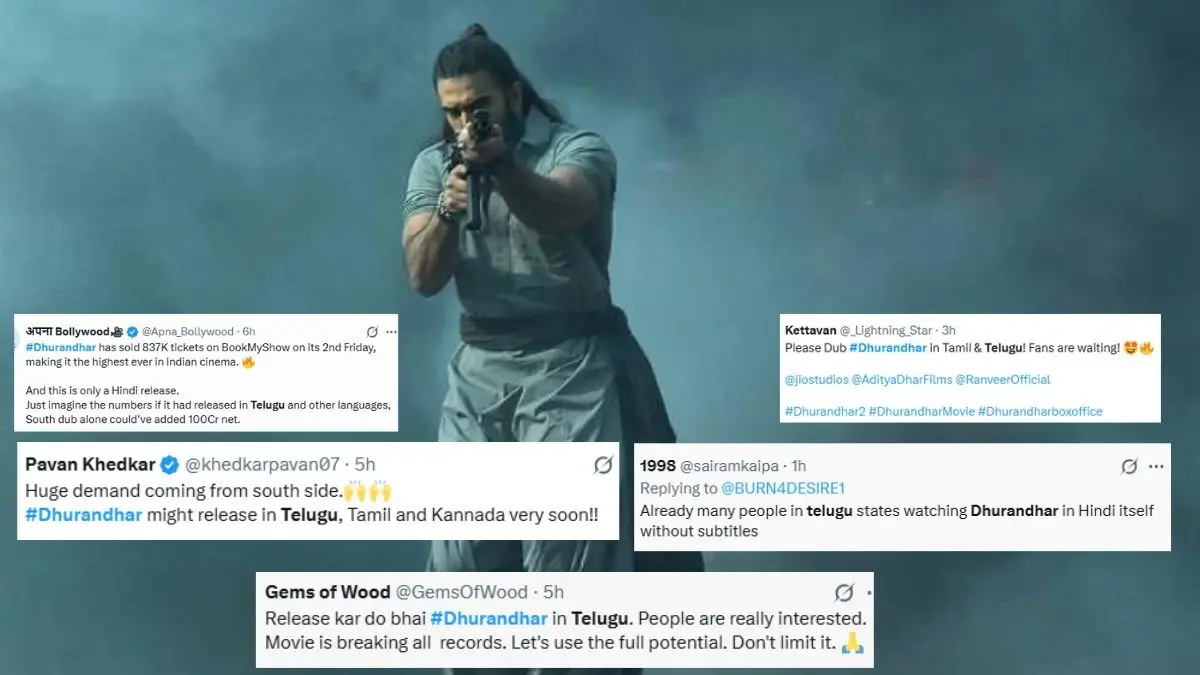 Release Dhurandhar In Telugu: Fans Flood Social Media With Earnest Request For Aditya Dhar After Film's Blockbuster Run In Hindi Fans request Aditya Dhar to release Dhurandhar in Telugu