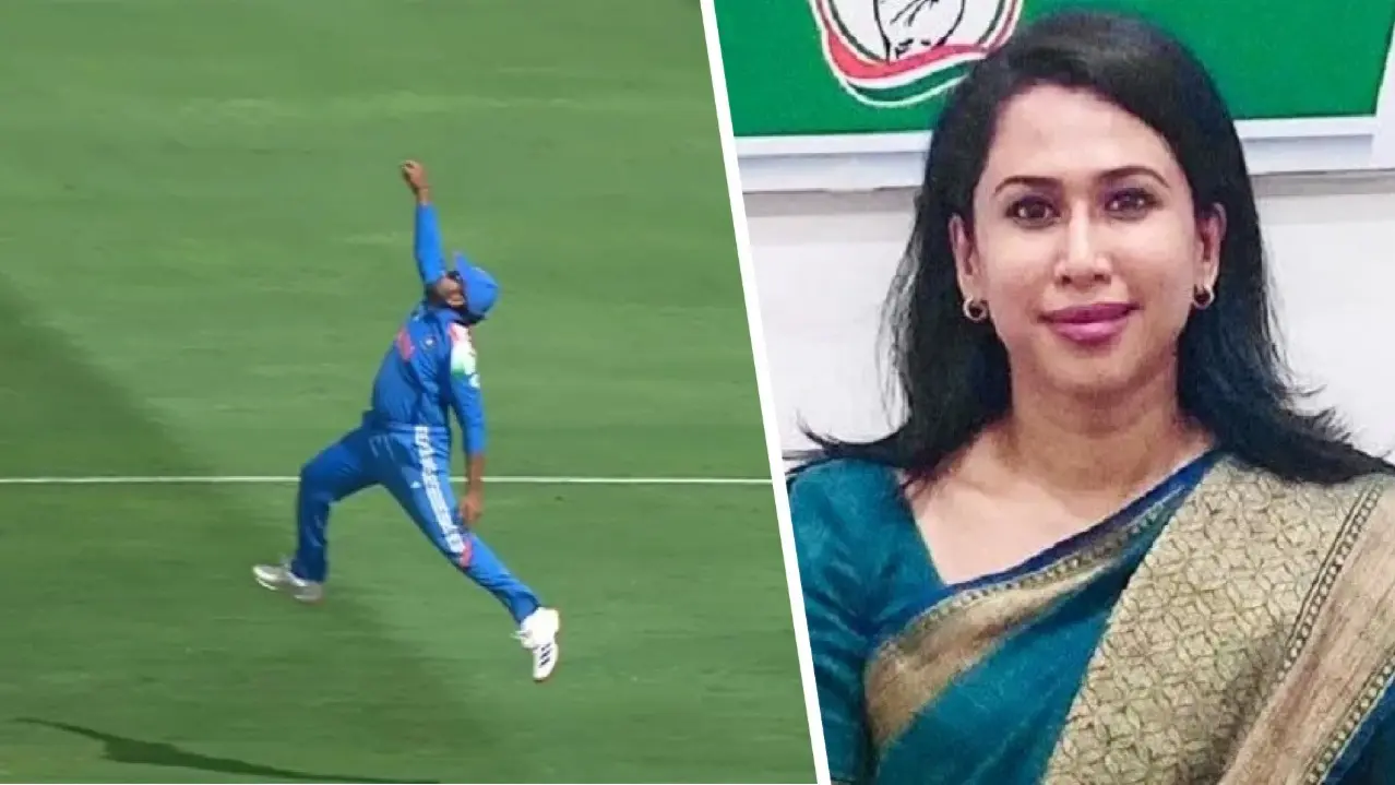 fans trolls shama mohamed as rohit sharma flying effort to take catch india vs new zealand final