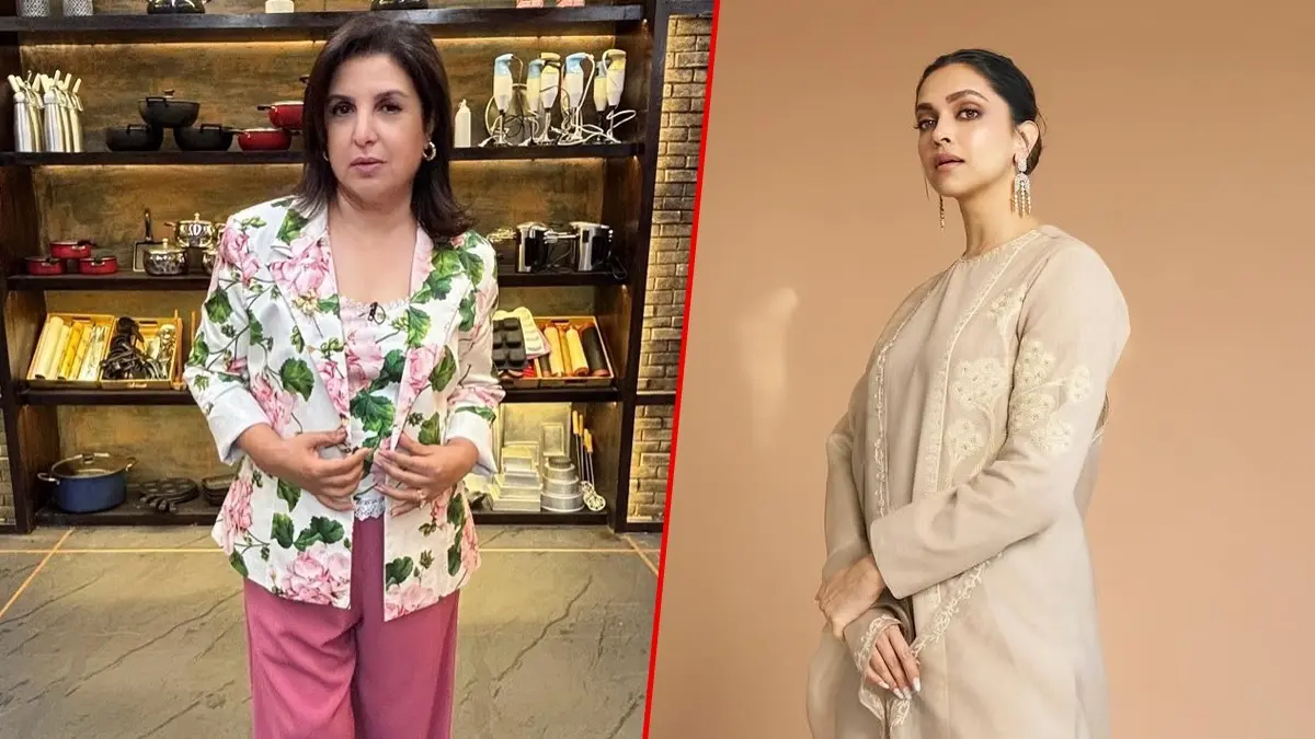 Farah Khan (L), Deepika Padukone (R)