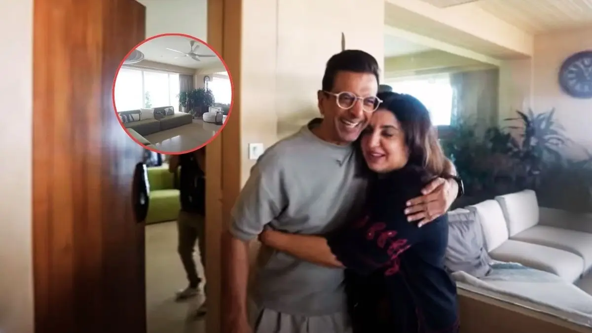 Farah Khan Visits Jaaved Jaaferi Home