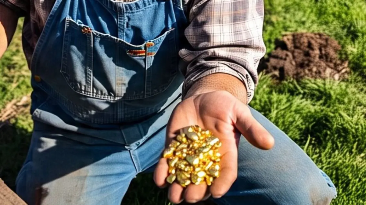 Farmer found gold worth Rs 36 000 cr.