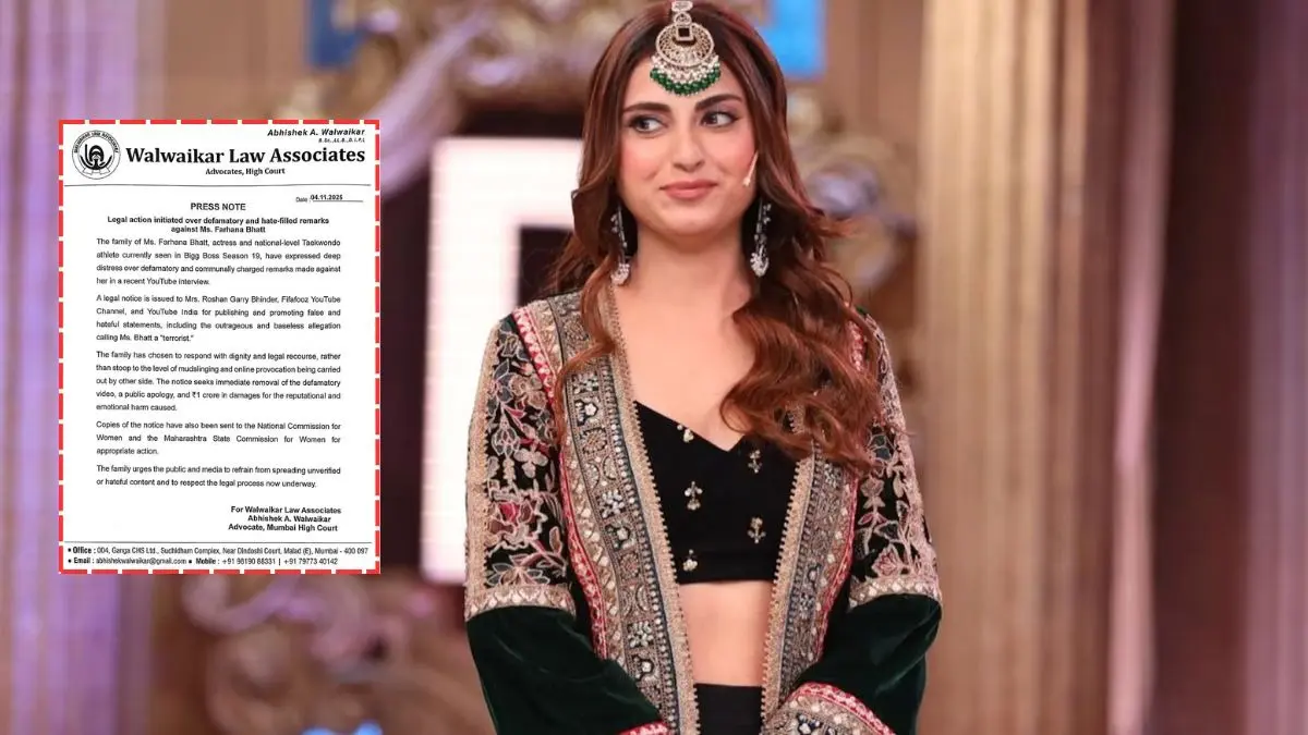 Farrhana Bhatt's family sues Amaal Mallik's aunt