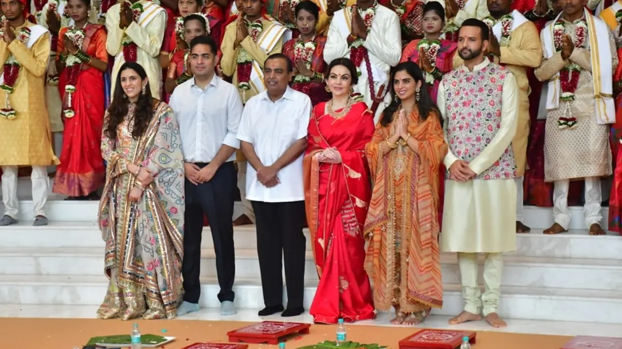 Ambani Family Organises Mass Wedding
