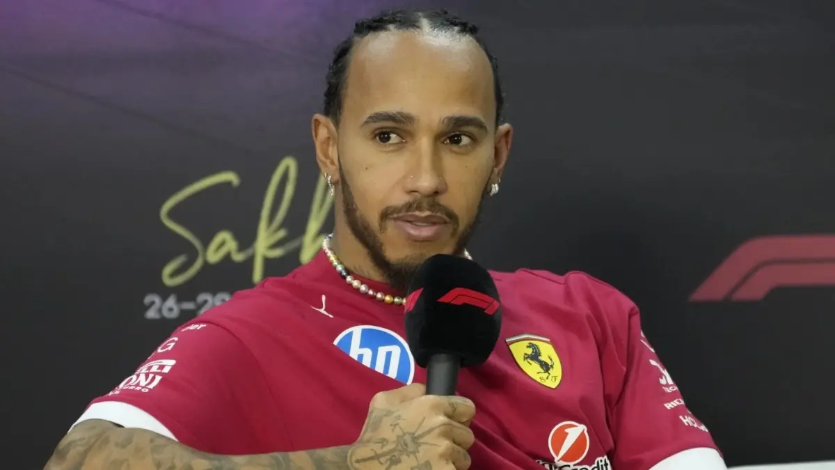 Ferrari driver Lewis Hamilton