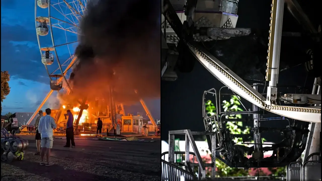 Ferris Wheel Catches Fire at German Summer Music Festival, Injures Over 30 People