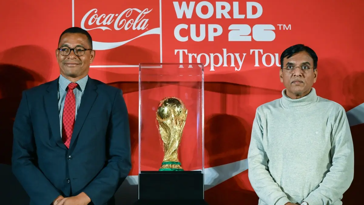 FIFA World Cup trophy lands in India