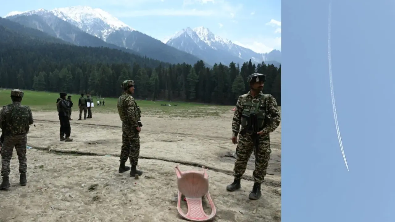 Fighter jets are roaming around the terror attack site in Pahalgam