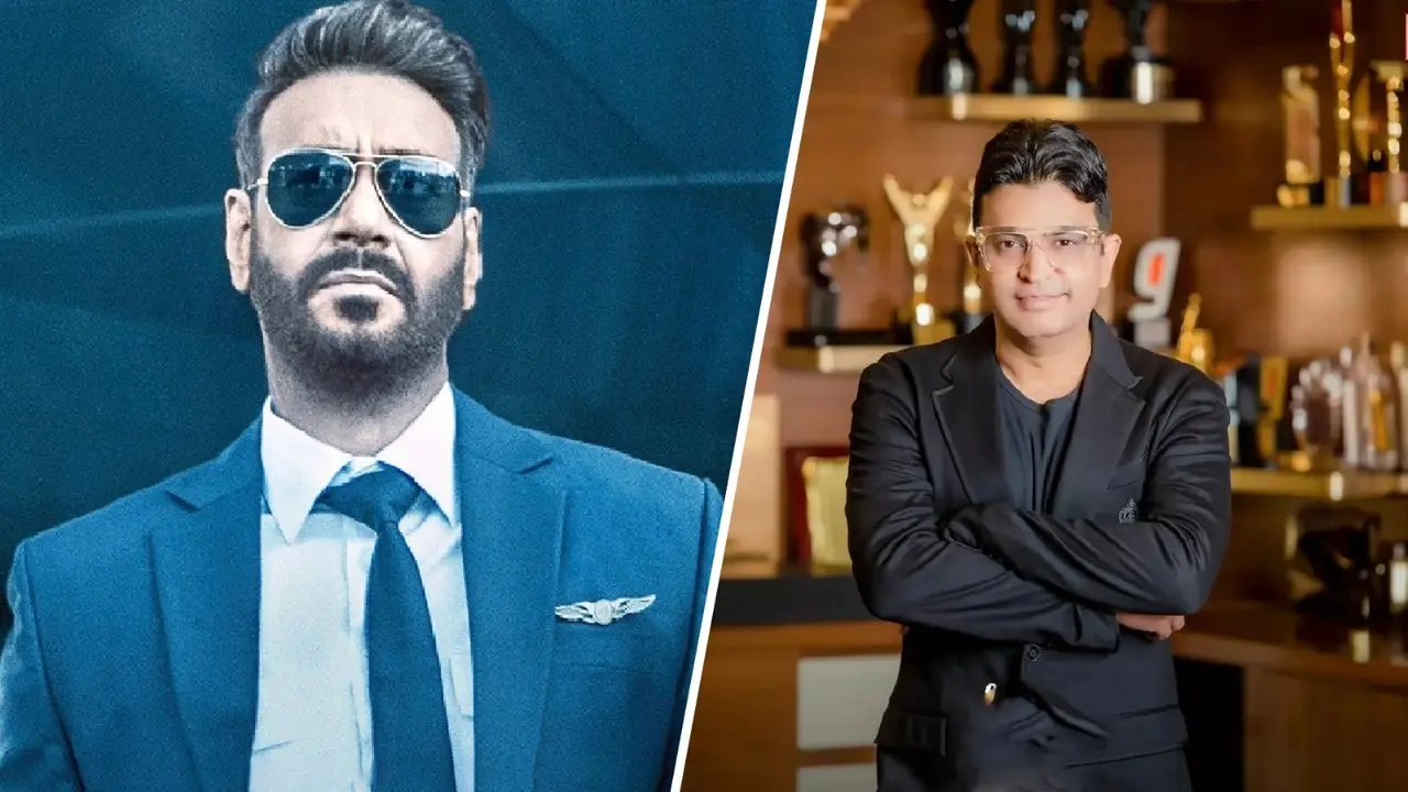 Ajay Devgn, Bhushan Kumar's Rivalry Over Singham Again Music Copyright Spills Over To Son Of Sardaar File photo of Ajay Devgn and Bhushan Kumar