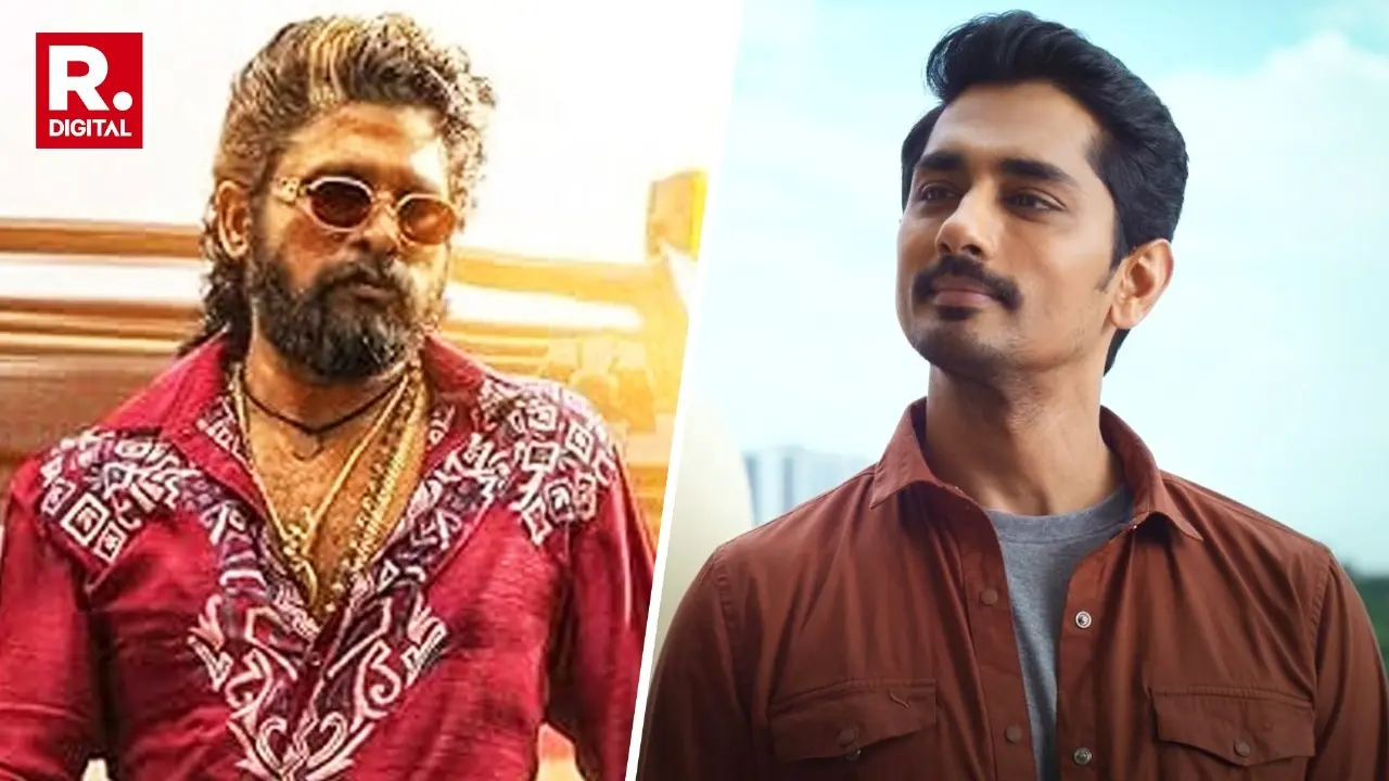 File photo of Allu Arjun and Siddharth