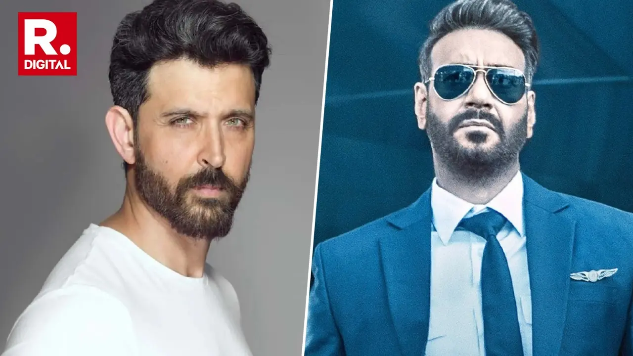 File photo of Hrithik Roshan and Ajay Devgn