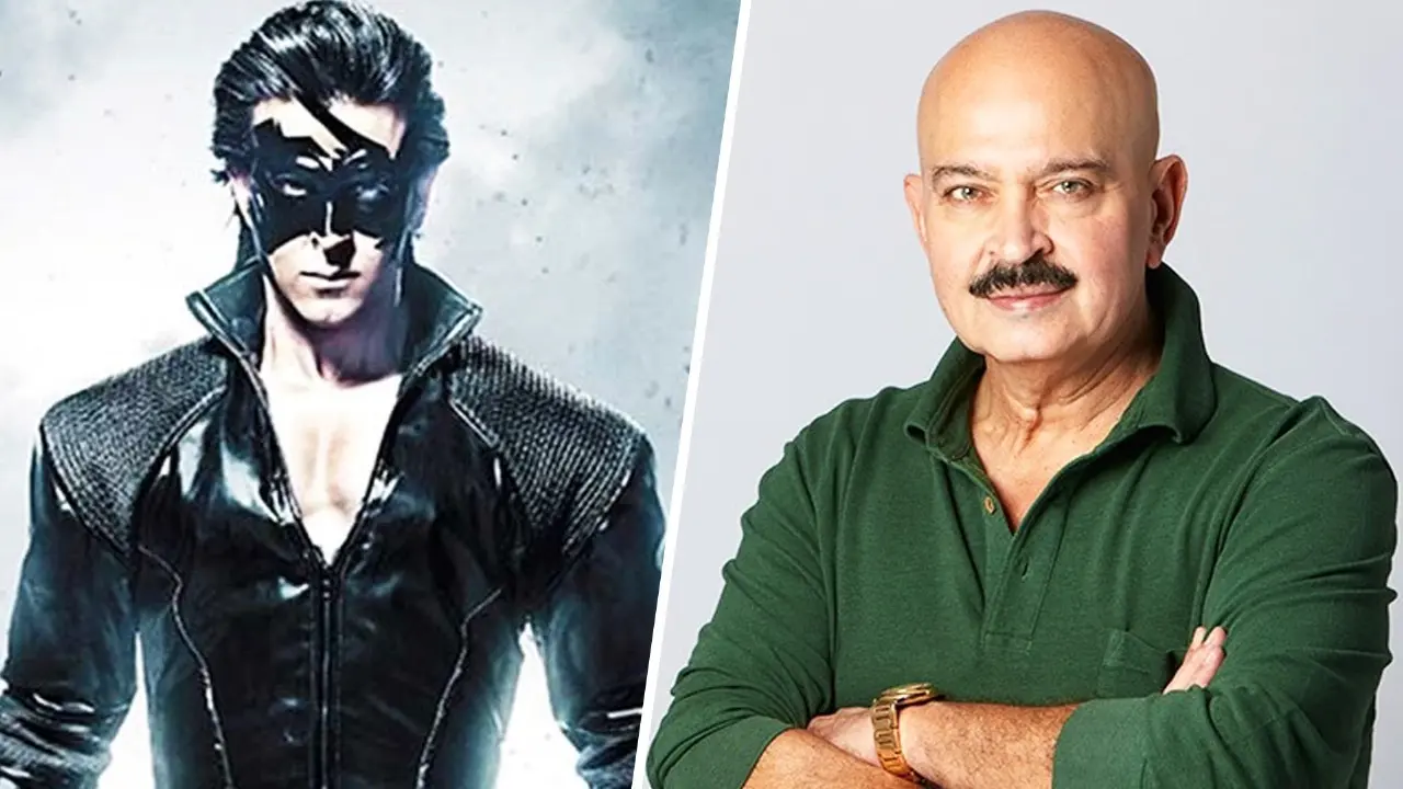 File photo of Hrithik Roshan as Krrish and Rakesh Roshan