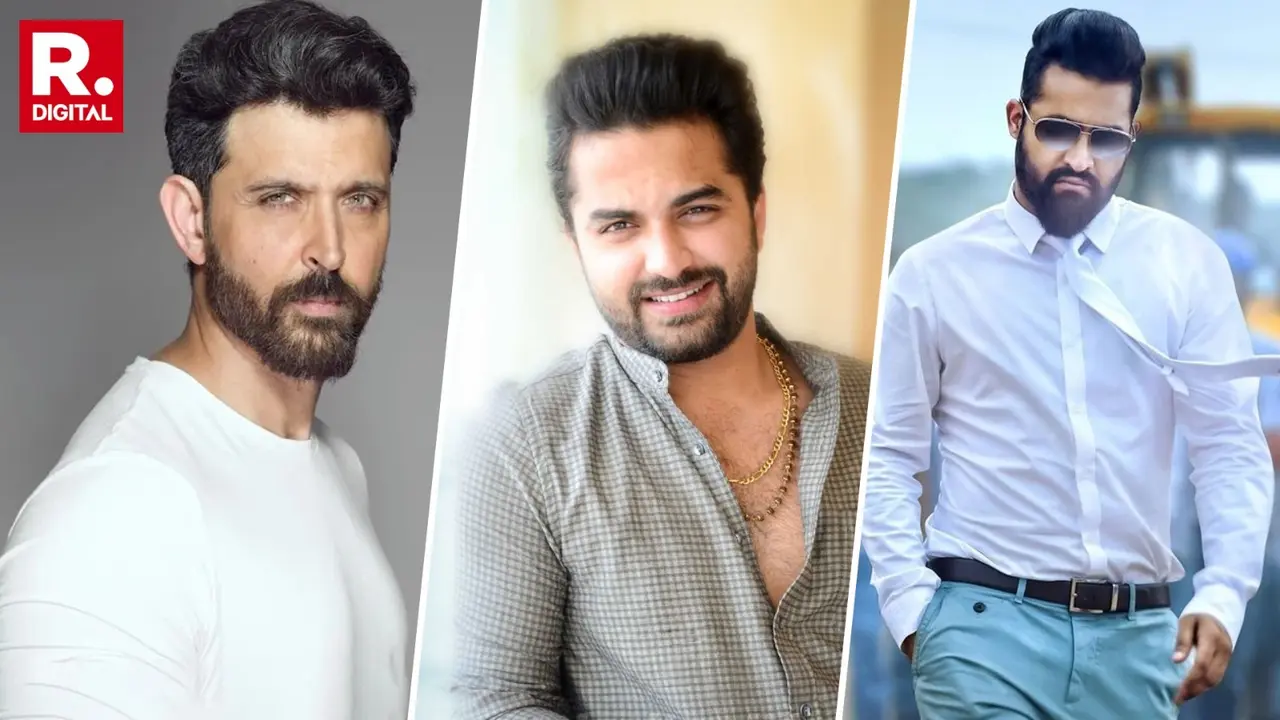 Vishwak Sen Insults Hrithik Roshan, Says War Actor Is 'No Match For Jr NTR'; Netizens Are Miffed File photo of Hrithik Roshan, Vishwak Sen and Jr NTR