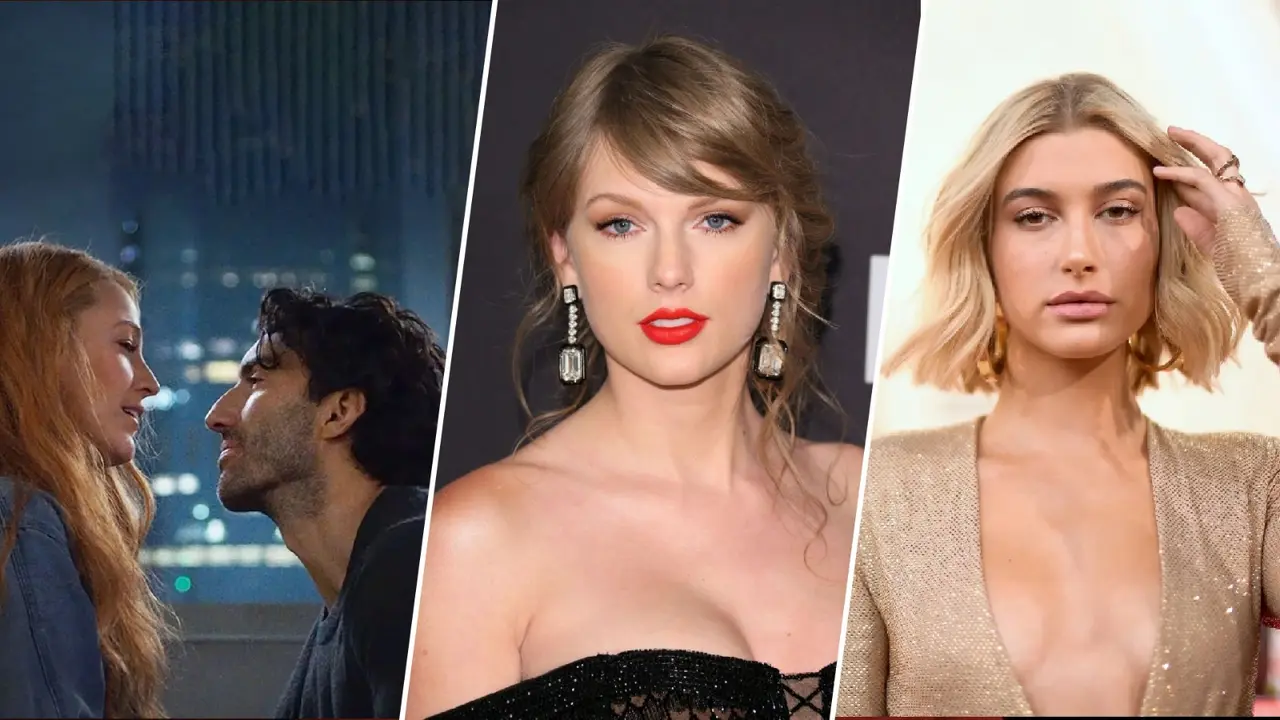 Blake Lively Vs Justin Baldoni: How Hailey Bieber, Taylor Swift Got Sucked Into It Ends With Co-Stars' Fight File photo of It Ends With Us cast, Taylor Swift and Hailey Bieber