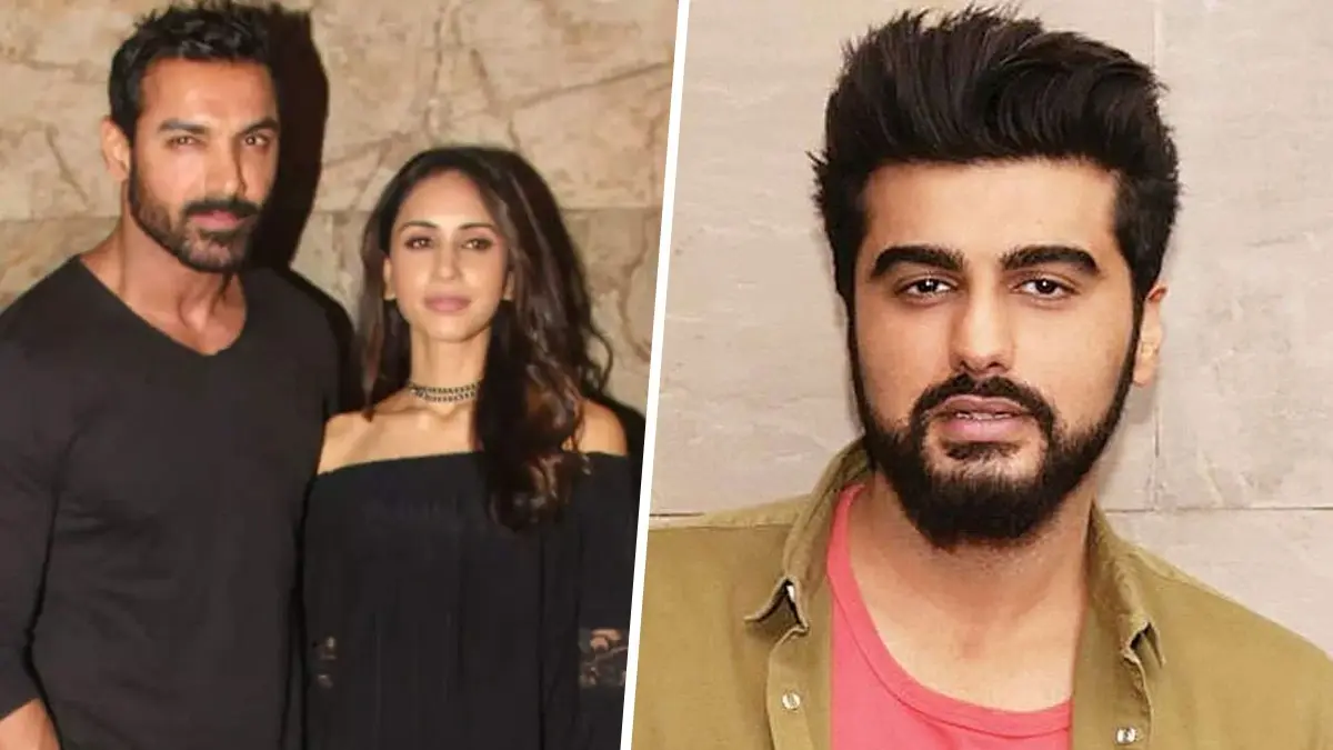 File photo of John Abraham, Priya Runchal and Arjun Kapoor