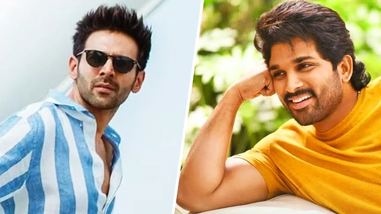 File photo of Kartik Aaryan and Allu Arjun