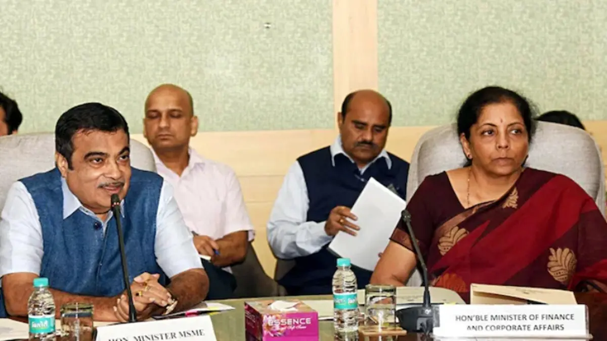 'Tax On Life's Uncertainties': Gadkari Asks FM to Remove 18% GST on Life, Medical Insurance Premiums File Photo of Nitin Gadkari and Nirmala Sitharaman