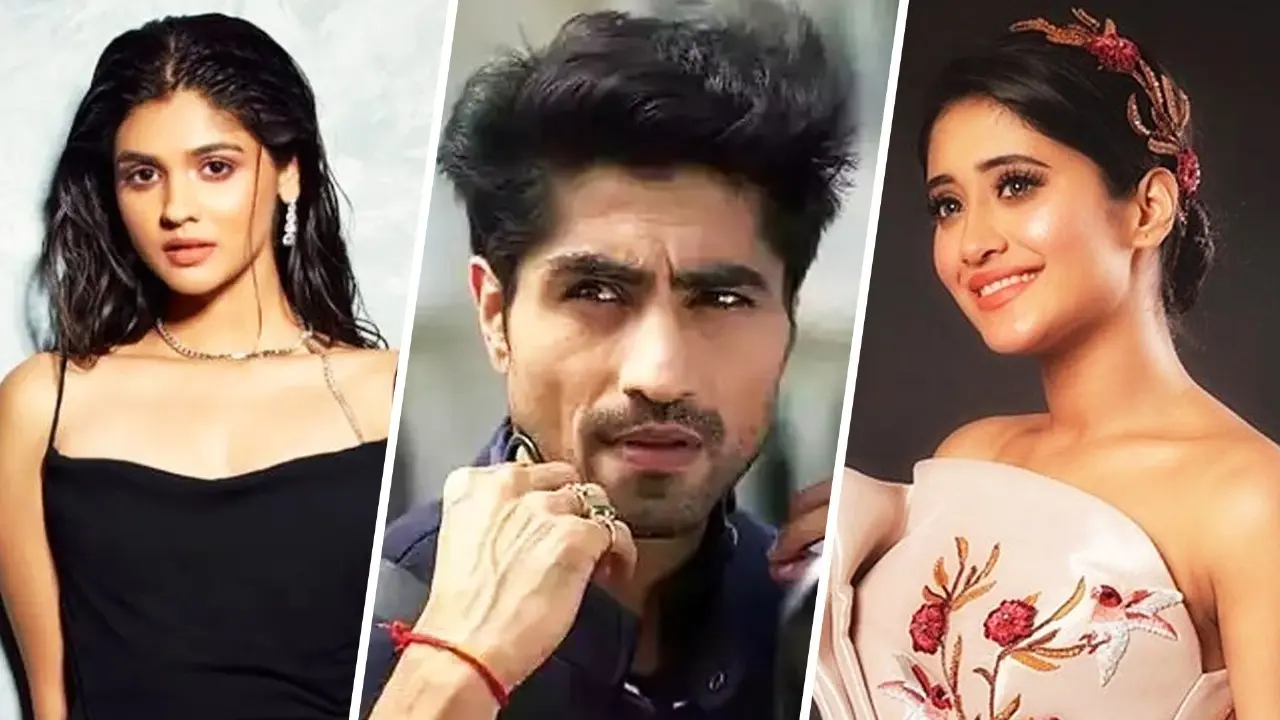 File photo of Pranali Rathod, Harshad Chopra and Shivangi Joshi