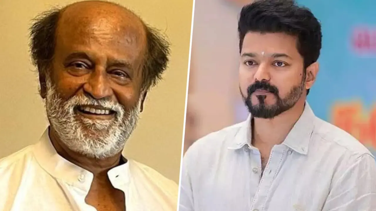 On Rajinikanth Vs Vijay Fanwar, Vettaiyan Star's Team Condemns 'Derogatory Remarks': Such Harmful Content... File photo of Rajinikanth and Thalapathy Vijay