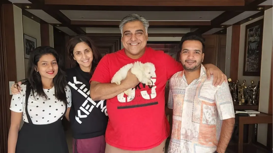 File photo of Ram Kapoor with family