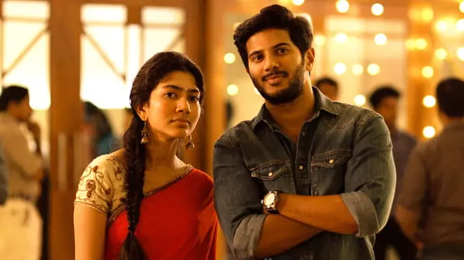 Sai Pallavi, Dulquer Salmaan To Team Up For Romantic Movie Aakasam Lo Oka Tara? File photo of Sai Pallavi and Dulquer Salmaan from Kali