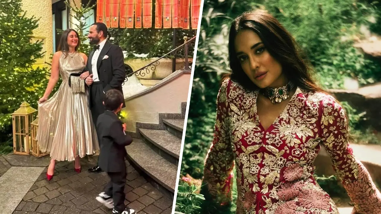 File photo of Saif- Kareena and Lisa Haydon