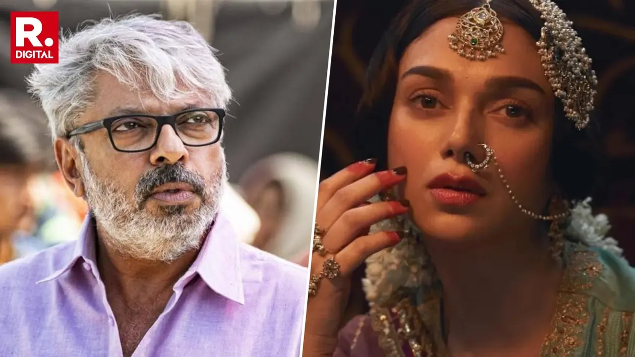 File photo of Sanjay Leela Bhansali and Aditi Rao Hydari
