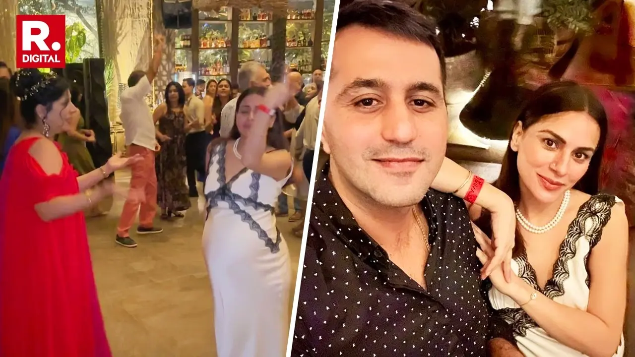 Pregnant Shraddha Arya Dances Her Heart Out With Husband Rahul Nagal Before Baby's Arrival | Watch File photo of Shraddha Arya having fun in a party