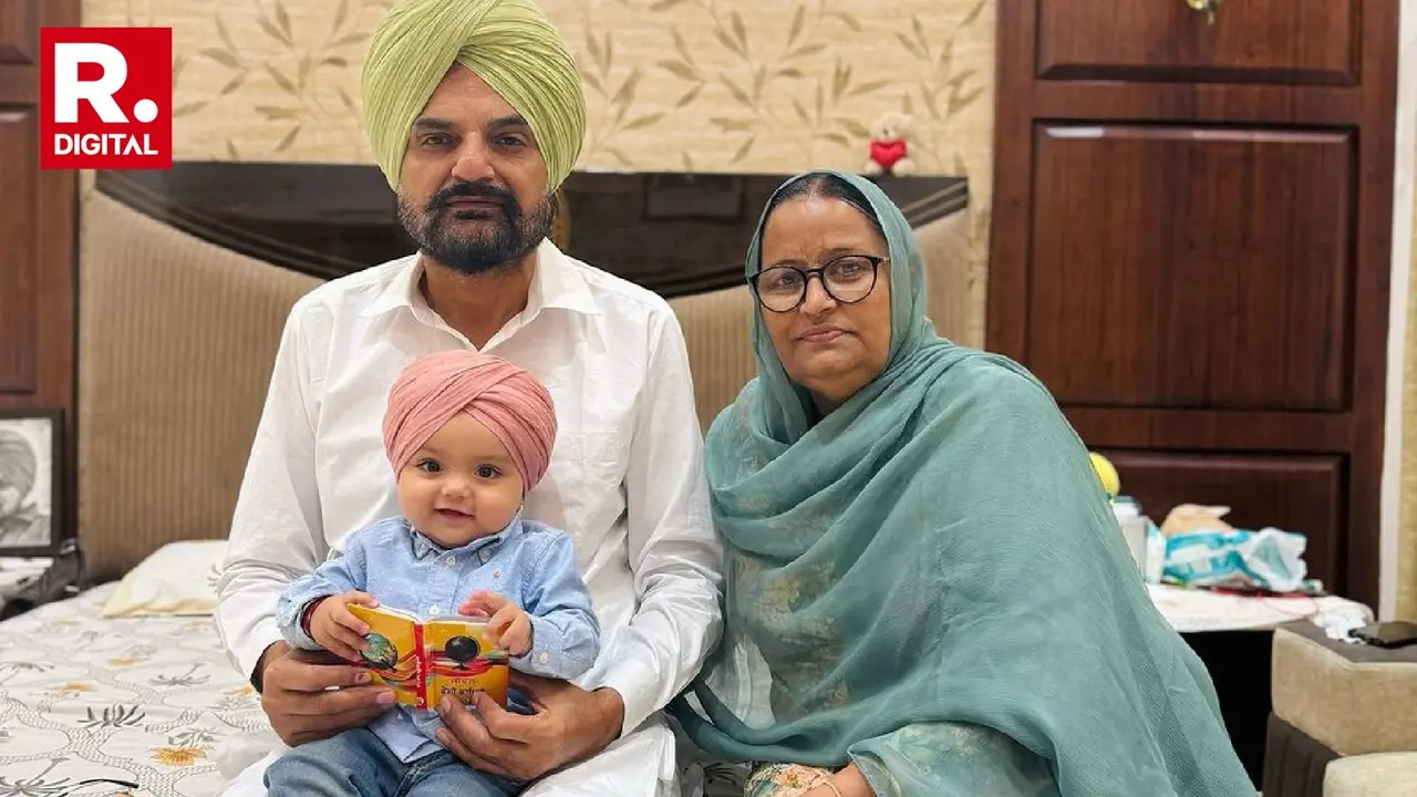 Sidhu Moosewala's Family Celebrates Younger Brother Shubhdeep's Annaprashan Ceremony | Watch File photo of Sidhu Moosewala's family