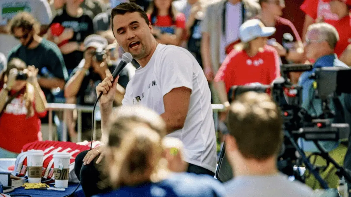 Charlie Kirk’s Final Words Moments Before He Was Shot Dead Final Words Charlie Kirk Spoke Before Being Shot On Stage