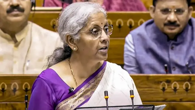 Finance Minister Nirmala Sitharaman