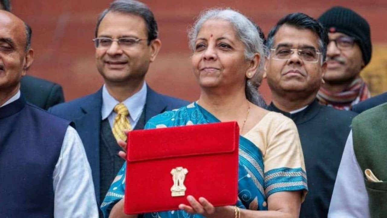 Finance Minister Nirmala Sitharaman Budget Day Saree 2024