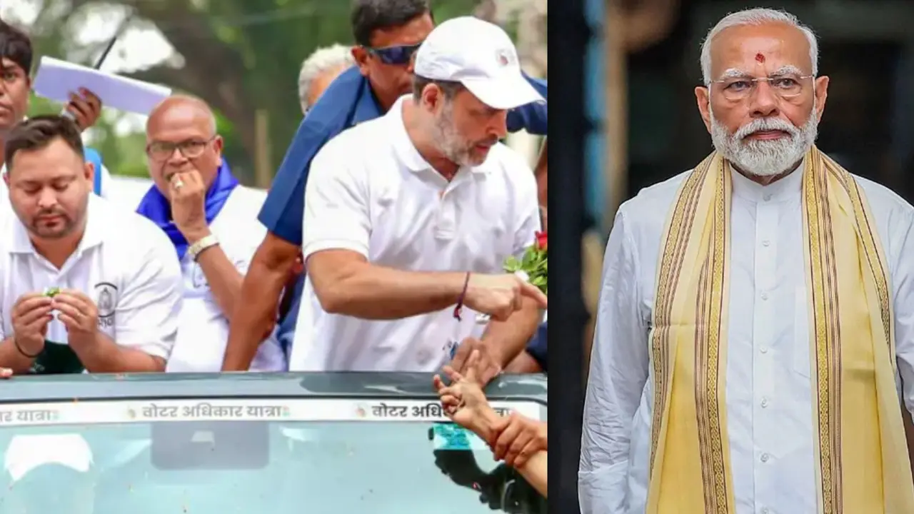 fir against rahul gandhi in patna abused pm modi in voter adikar yatra darbhanga