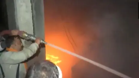 Fire at plastic factory in Gwalior