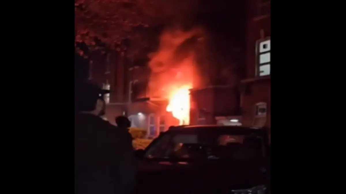 Massive Fire Rips Through Apartment Building In London, 11 People Hospitalised Fire breaks out at Apartment building in London