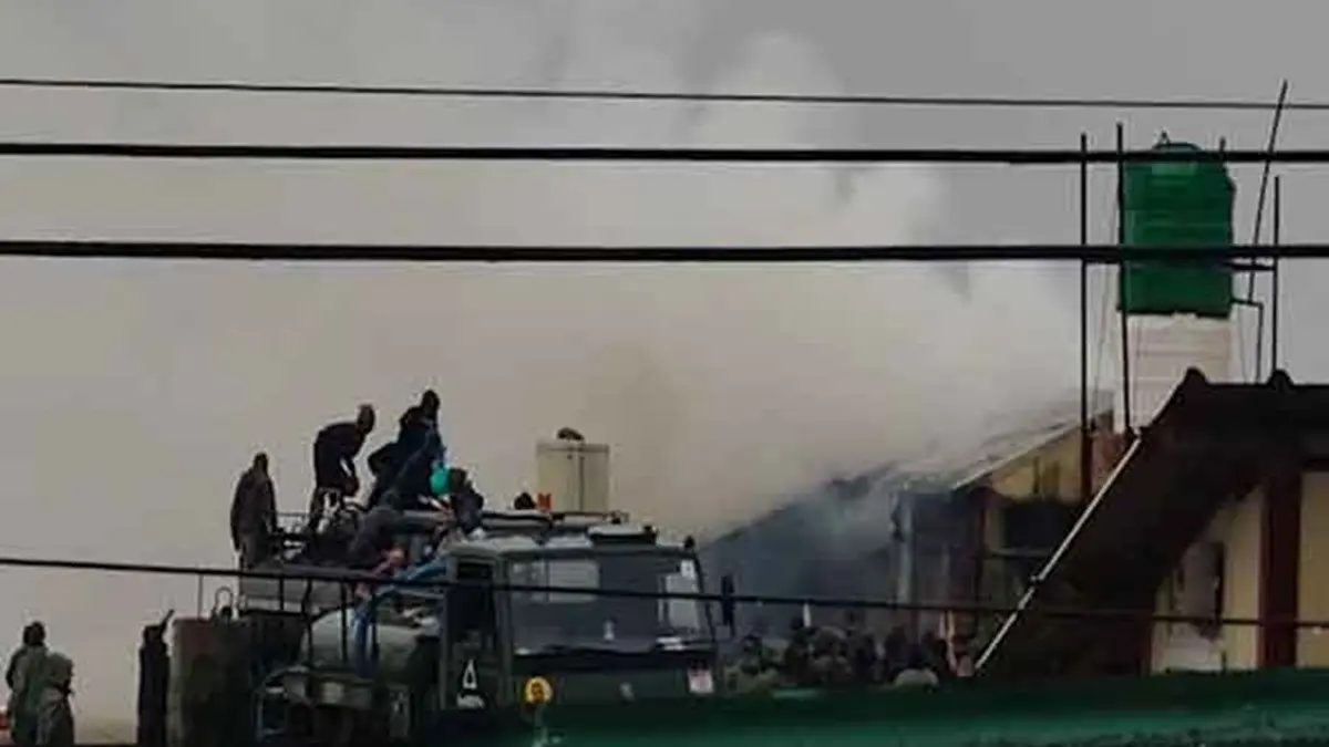 Fire Breaks Out At Army Camp In Leh, No Casualties Or Injuries Reported