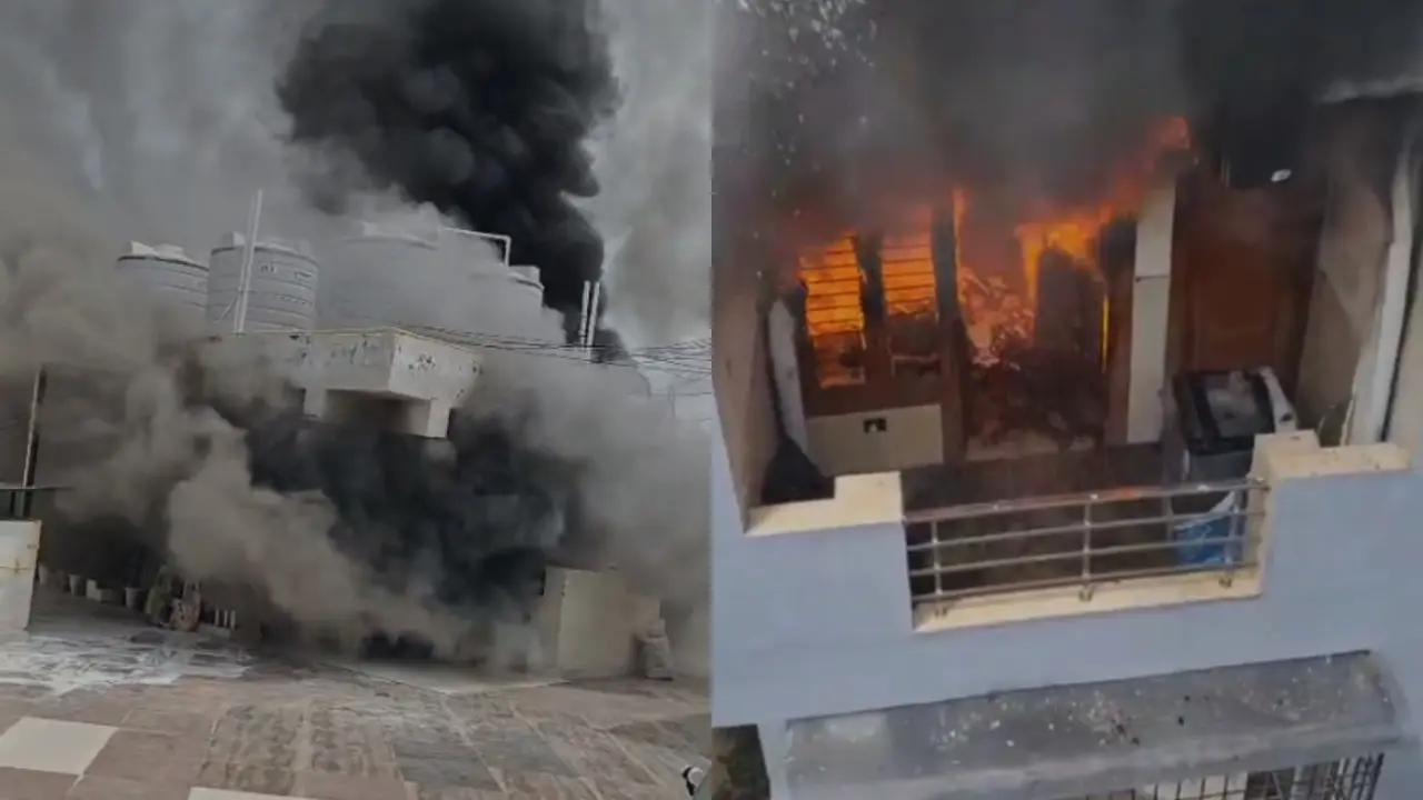 Fire Breaks Out at Five-Storey Building in Noida