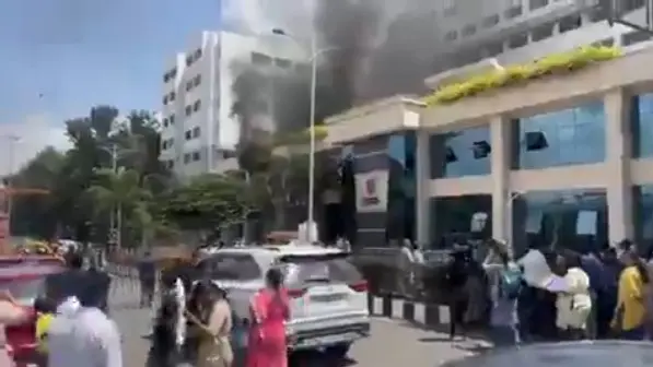 Massive Fire Engulfs Bengaluru's MS Ramaiah Hospital, Rescue Operation Underway Fire broke out at MS Ramaiah Hospital in Bengaluru