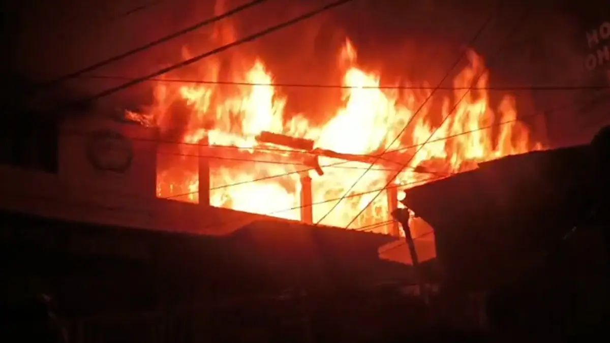 Fire Engulfs Nainital’s Saraswati Shishu Mandir, Principal And Son Rescued