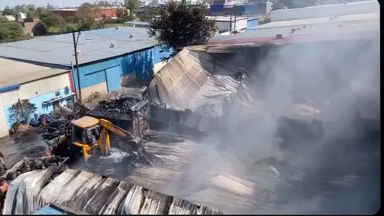 fire in Indore's industrial area