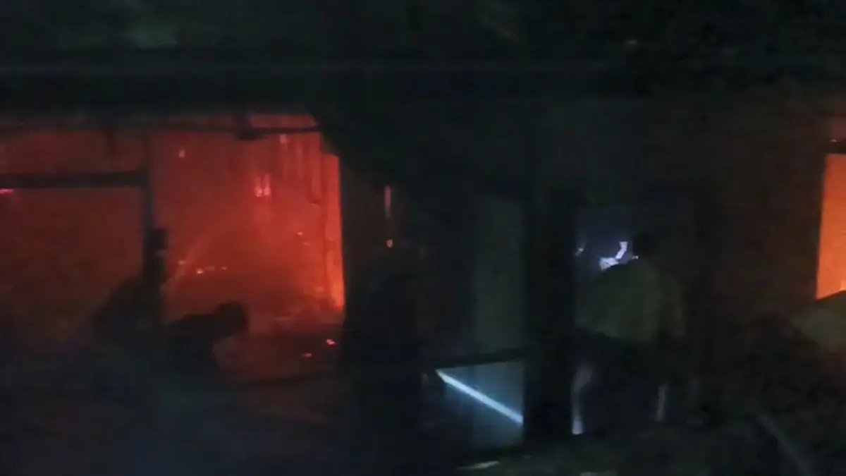 Fire Rages Through Delhi Nursing Home, Firefighters Rush To Spot, No Injuries Reported