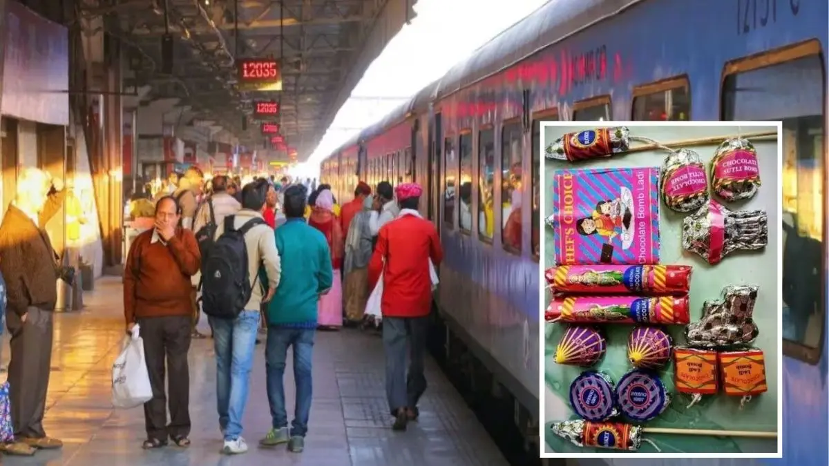 Firecrackers in Trains