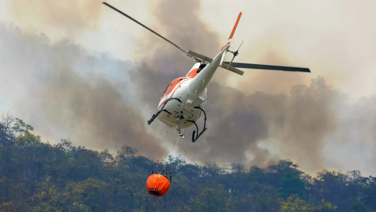 Firefighter Helicopter Crashes in Daegu, South Korea