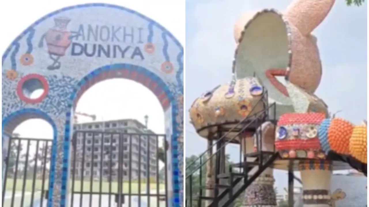 With Broken Cup and Plates, This World’s First Ceramic Waste Park in UP Amazes The Internet | Watch First Ceramic Waste Park