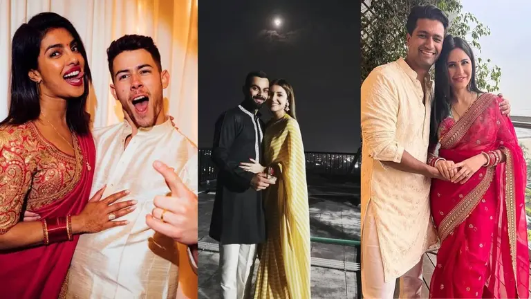 From Priyanka Chopra to Katrina Kaif, Here's How Bollywood Actresses Dressed Up for Their First Karwa Chauth | See Pics First Karwa Chauth looks of Bollywood Actresses
